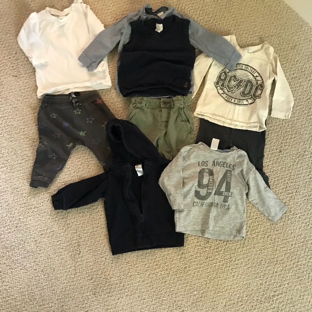 Lot of H&M baby boy clothes